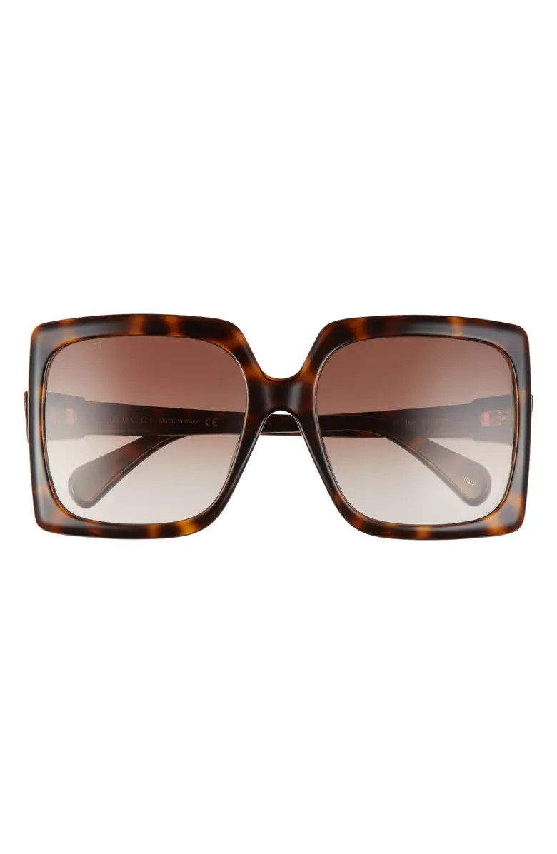 59mm Gradient Square Sunglasses | Nordstrom