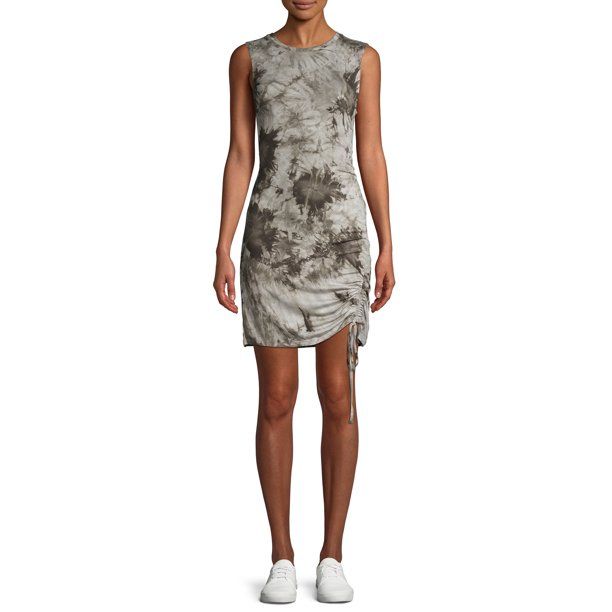 Como Blu Women's Athleisure Sleeveless Dress with Ruching | Walmart (US)