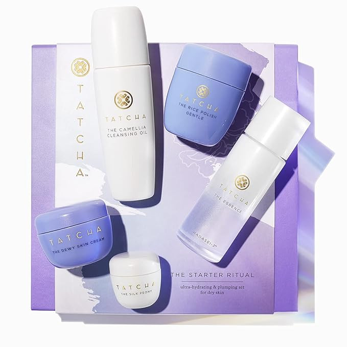 Tatcha The Starter Ritual Set - Ultra Hydrating for Dry Skin: Includes Pure One Step Camellia Cle... | Amazon (US)