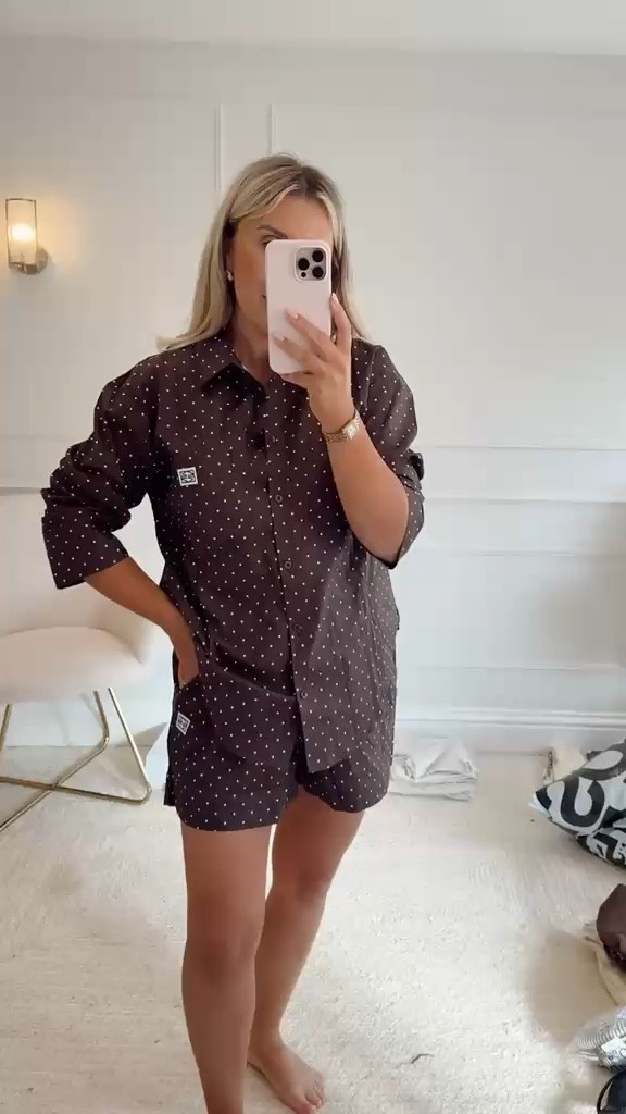 Love this polka dot set 🤎

Chocolate brown, shorts, shirt, matching set, co-ord, spring outfit 

#LTKuk #LTKspring #LTKsummer