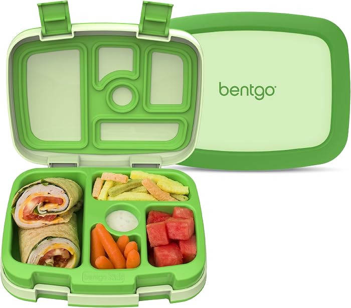 Bentgo Kids Bento-Style 5-Compartment Leak-Proof Lunch Box | Amazon (US)