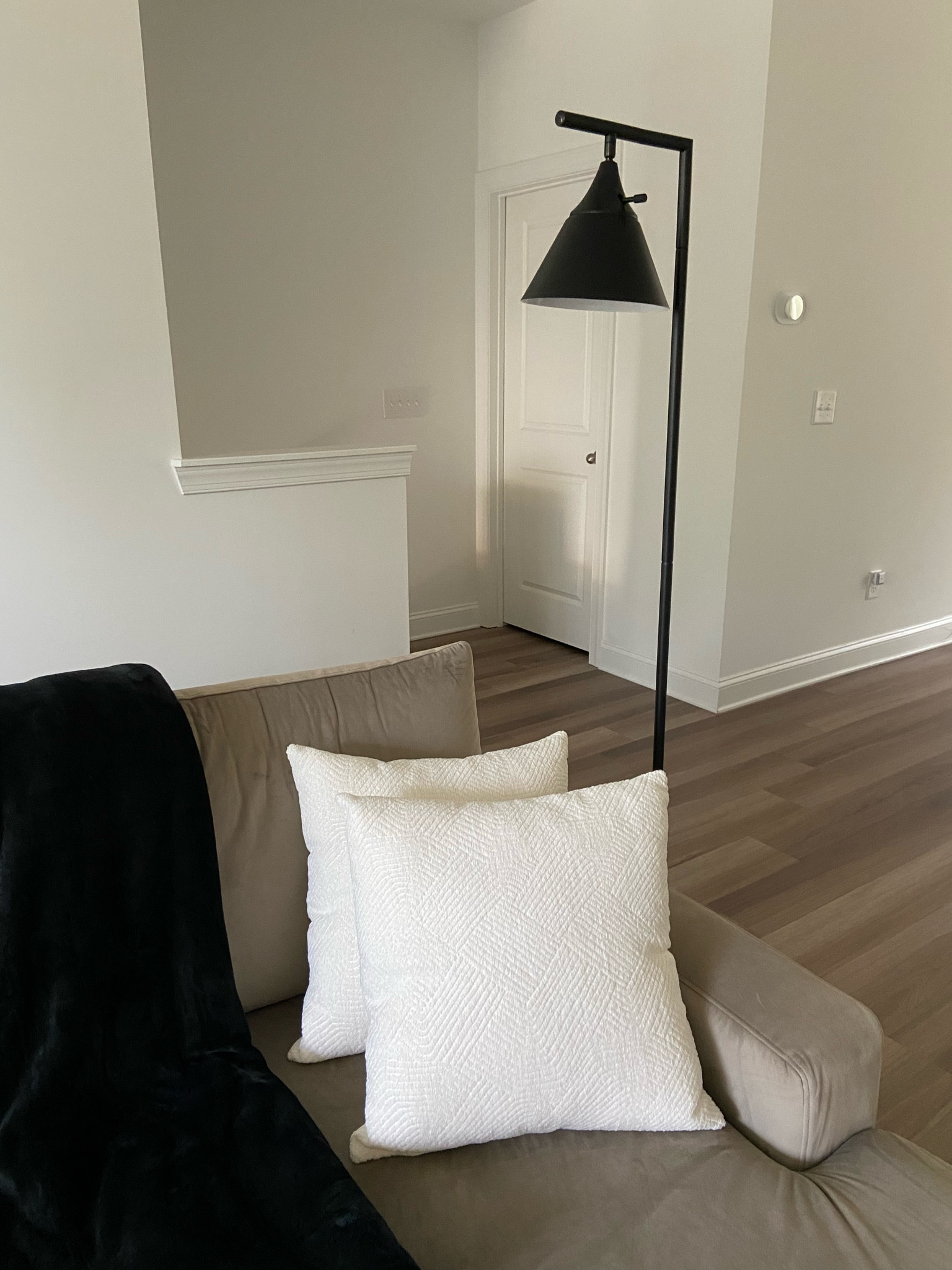 Perfect little reading/tv watching spot. Look how beautiful these cushion covers are

#LTKhome