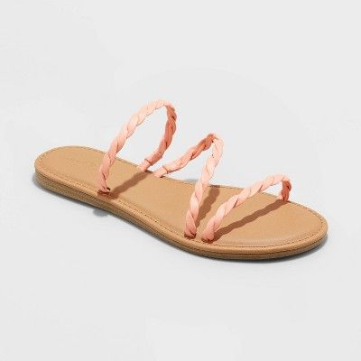 Women's Sunny Braided Strappy Sandals - Universal Thread™ | Target