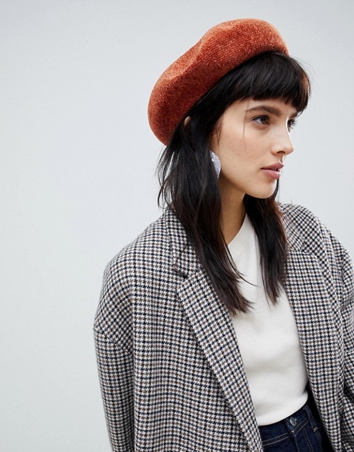 ASOS DESIGN chenille beret | ASOS US