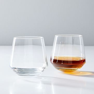 Schott Zwiesel Pure Crystal Dancing Whiskey Glasses (Set of 2) | West Elm (US)