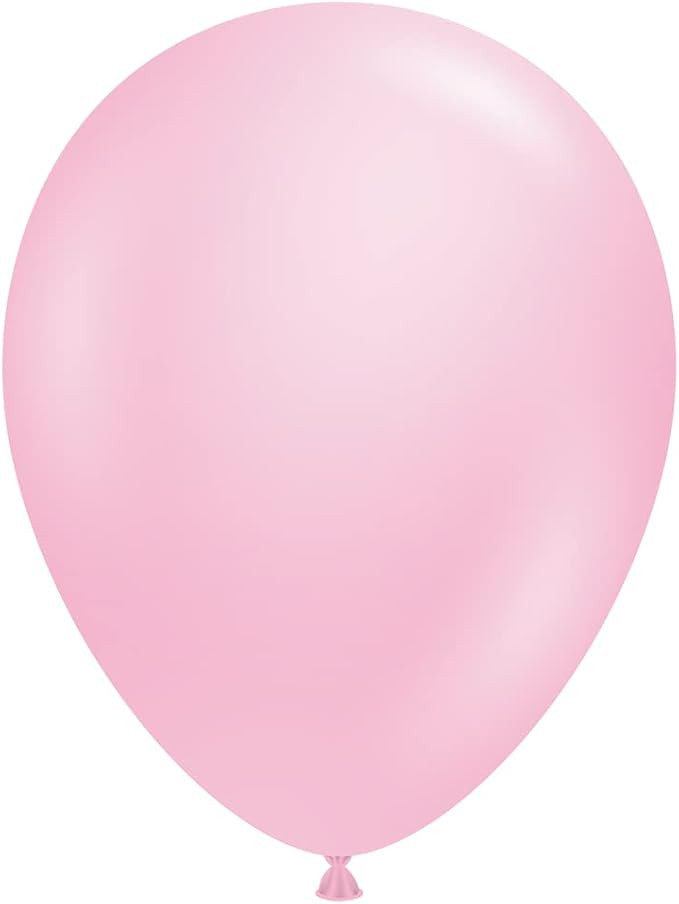 Tuf-Tex 5" Baby Latex Balloons, 5", Light Pink | Amazon (US)