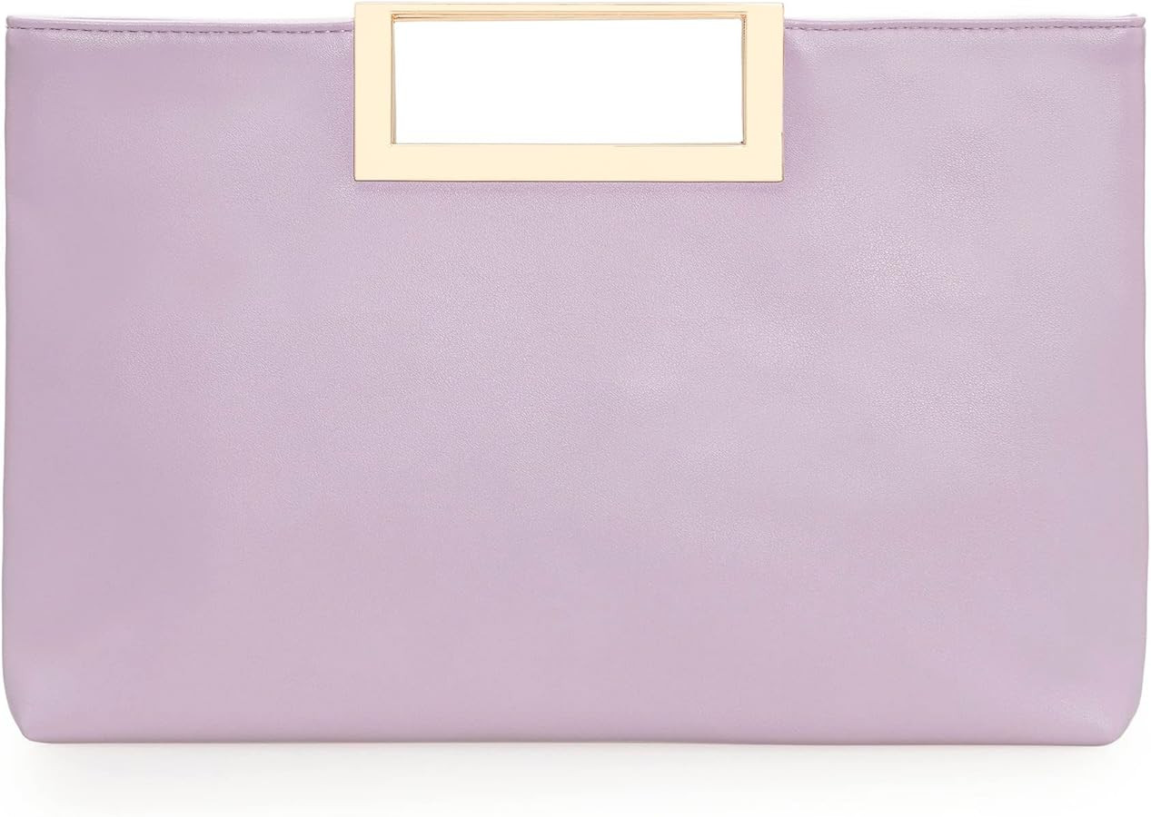 CHARMING TAILOR Fashion PU Leather Handbag Stylish Women Convertible Clutch Purse | Amazon (US)