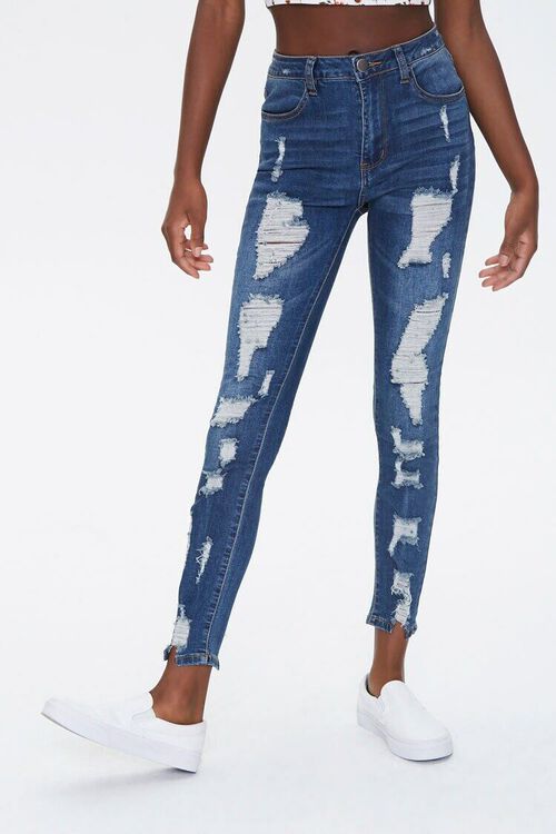 Distressed High-Rise Jeans | Forever 21 (US)