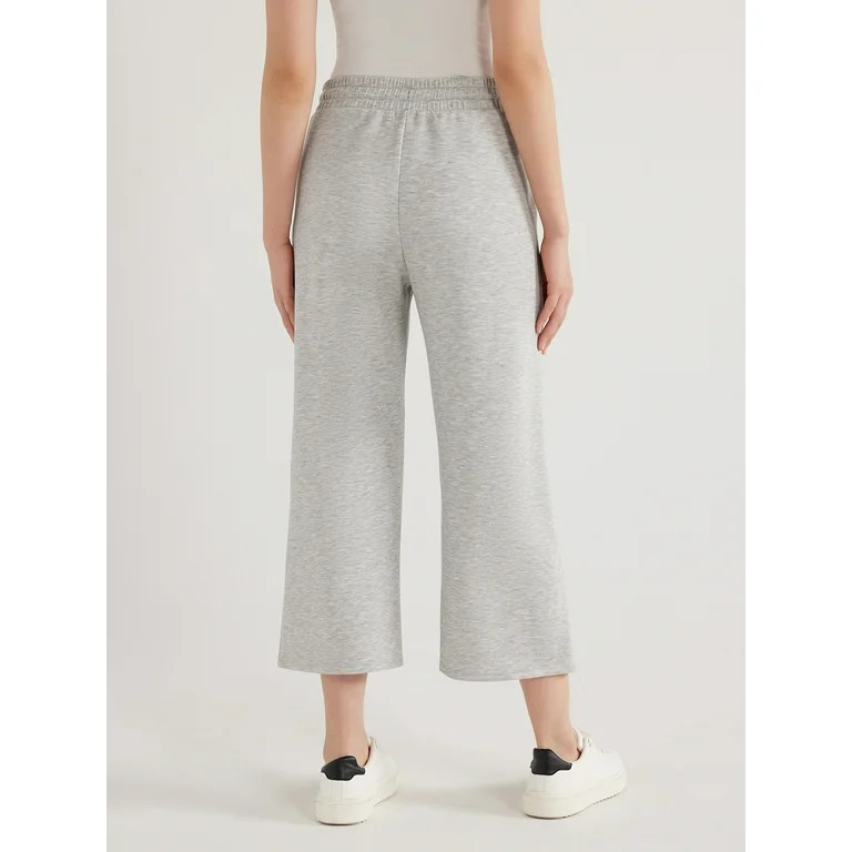 Scoop Women's Ultimate ScubaKnit Cropped Lounge Pants, Size XS-XXL - Walmart.com | Walmart (US)