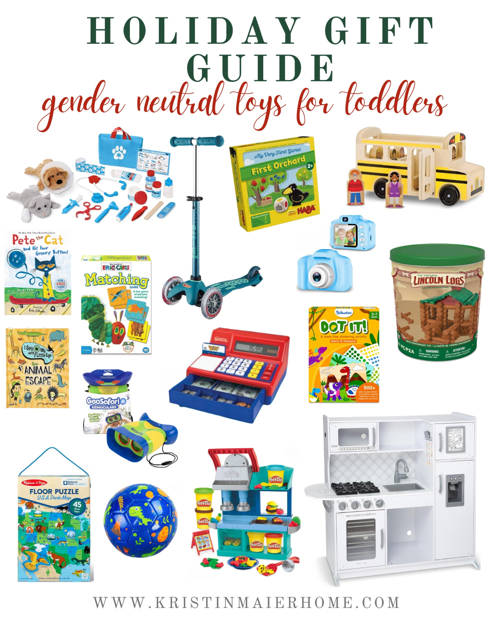 Holiday gift guide— gender neutral toddler gift ideas. Toddler boys and girls gift ideas. Christmas presents. Hannukah gifts .

#LTKHoliday #LTKkids #LTKGiftGuide
