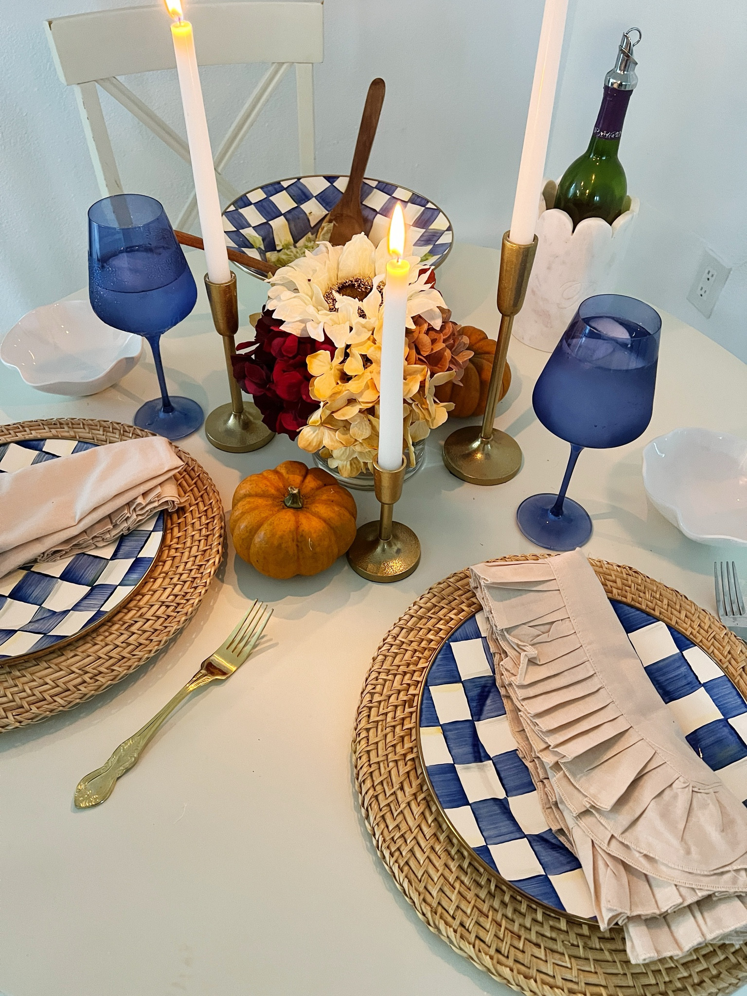 Date night tablescape 🤍 

Home decor , table setting , kitchen , coastal home

#LTKSeasonal #LTKFallSale #LTKHome