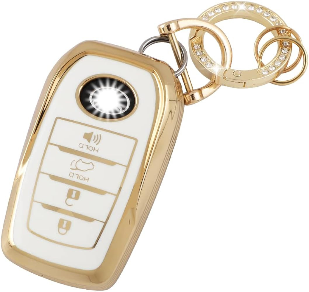 UHONSN for Toyota Key Fob Cover 2021 - 2022 Sienna Venza RAV4 Prime Soft TPU Keys Case Protector ... | Amazon (US)