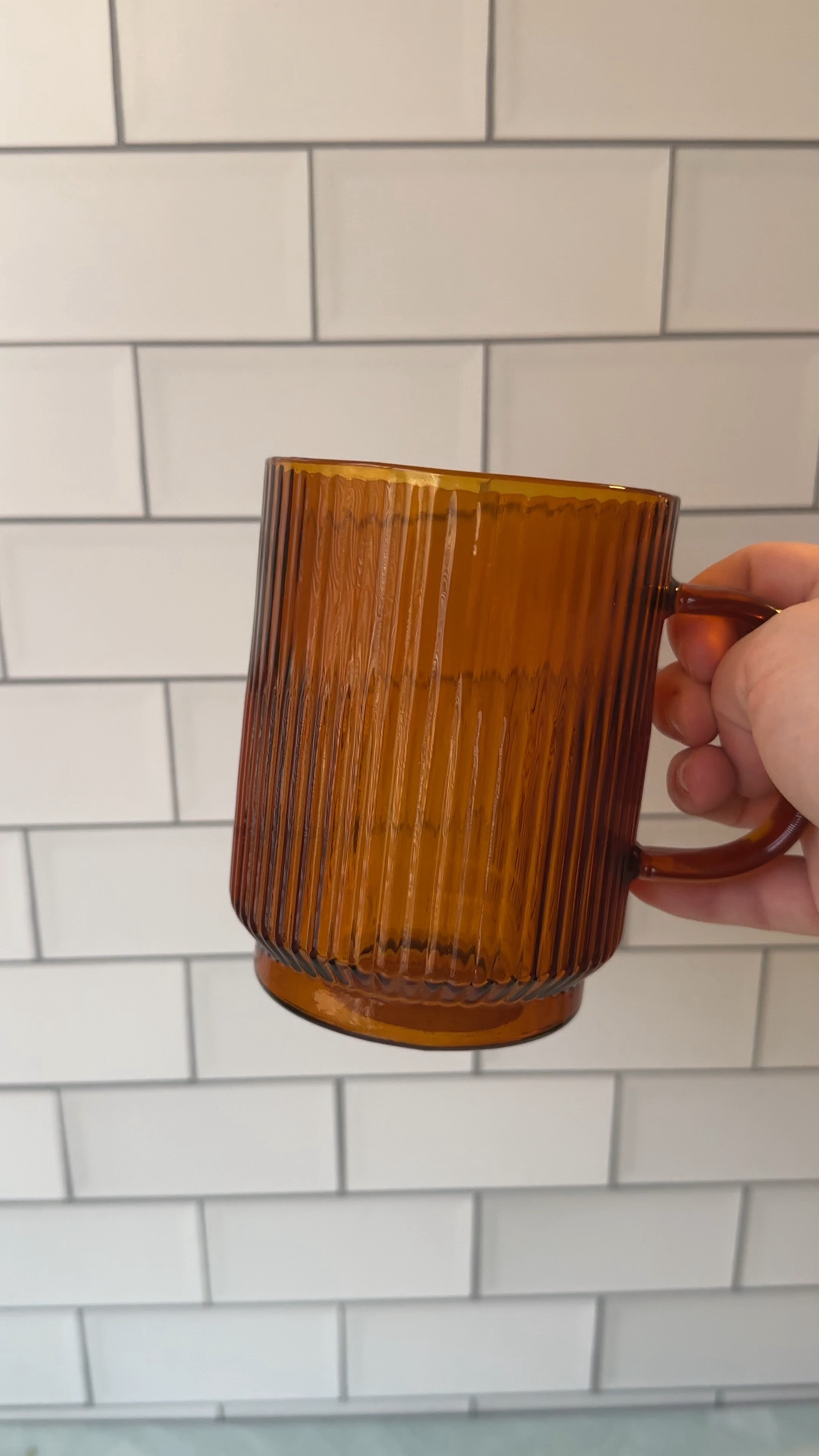 Found THE $5 Target mug, I’m obsessed with this amber color 🤭

#LTKhome