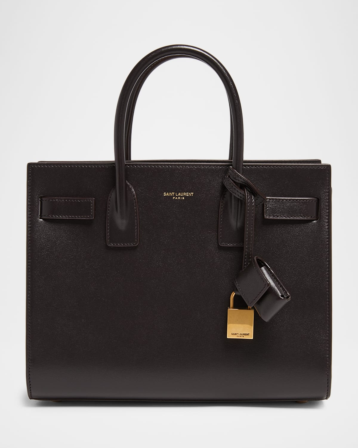 Sac De Jour Baby Top-Handle Bag in Smooth Leather | Neiman Marcus