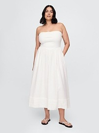 Crinkle Gauze Mixed Media Maxi Dress | Gap (US)