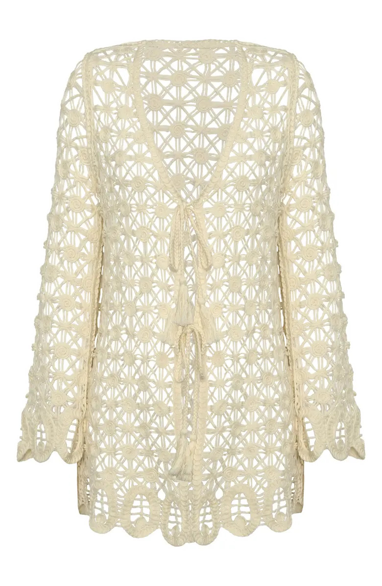 Serenity Tie Front Cotton Cover-Up Tunic | Nordstrom