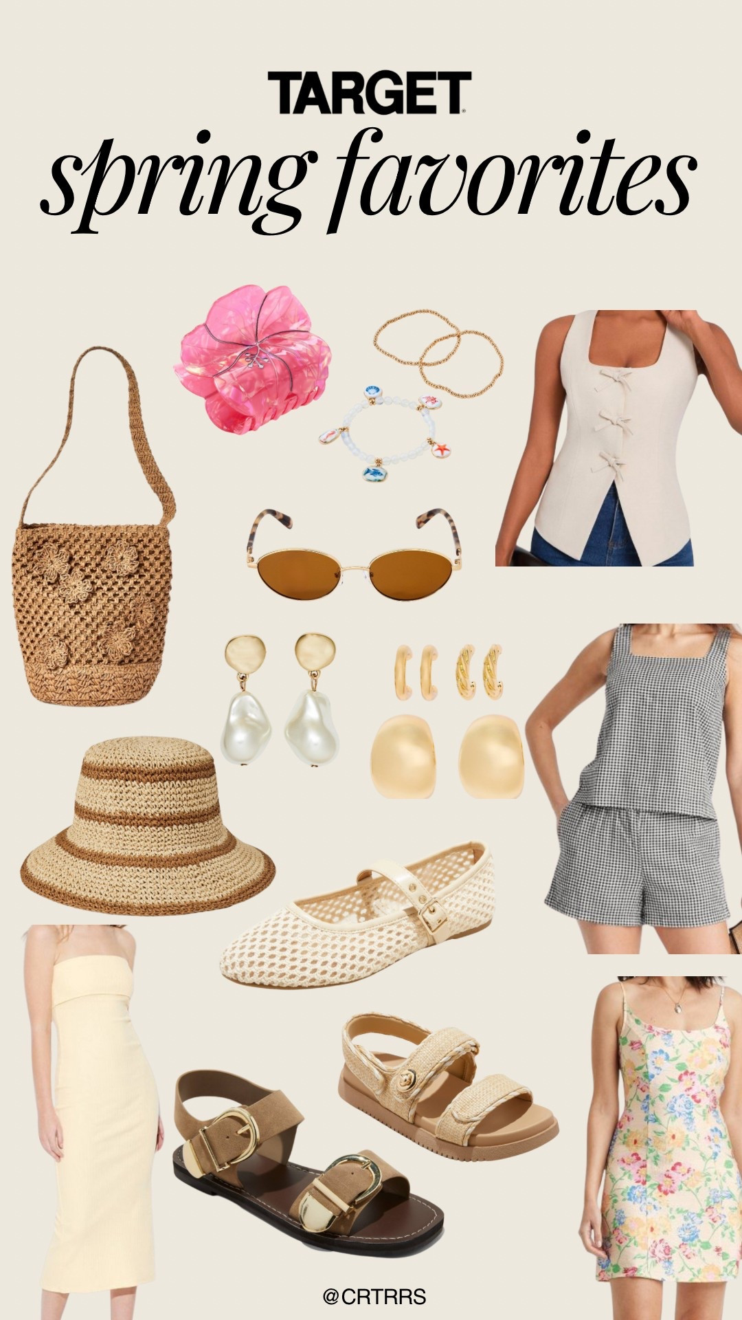 Target new arrivals 
spring favorites 
jewelry accessories clothes shoes 

#LTKU #LTKStyleTip #LTKSeasonal