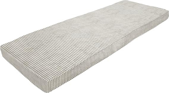 20706 Custom Zipped Double Piped Bench Cushion, 50" x 15" x 2.5", Baily Pewter | Amazon (US)