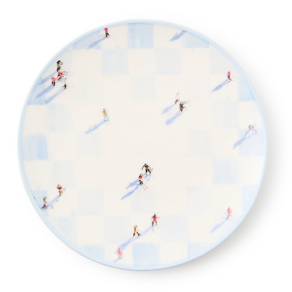 Gray Malin Ski Holiday Salad Plates, Set of 4 | MacKenzie-Childs
