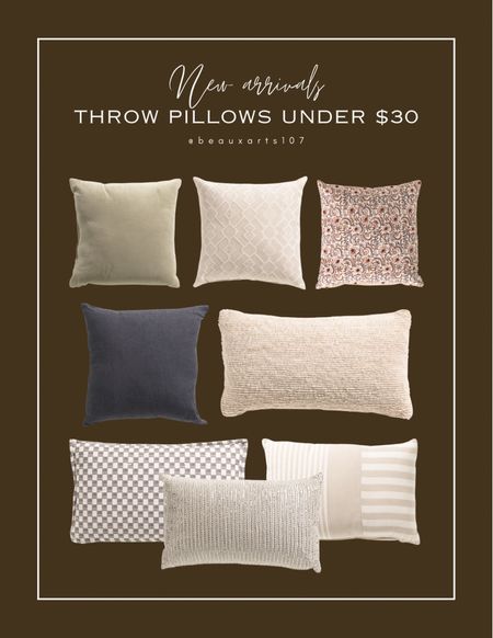 Shop beautiful pillows under $30! 

#LTKsalealert #LTKfindsunder50 #LTKhome
