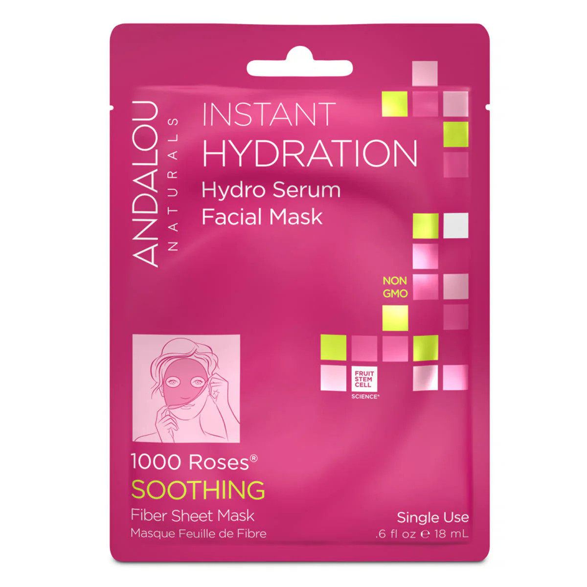 Andalou Naturals Hydration Facial Mask (0.6 oz) #10076667 | Smallflower
