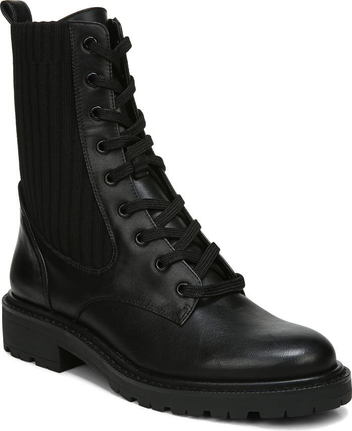 Lydell Mixed Media Combat Boot | Nordstrom