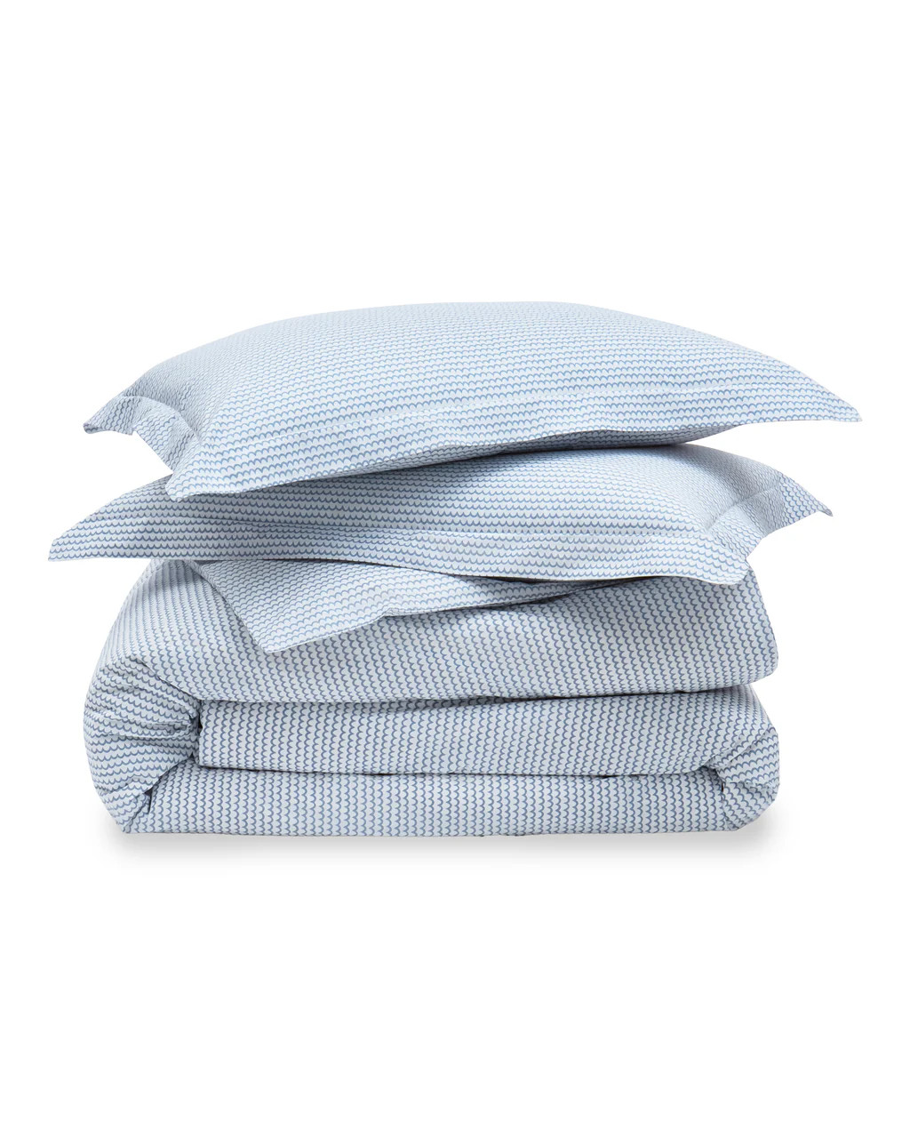 Luxe Premium Percale Duvet Set in La Mer | Petite Plume