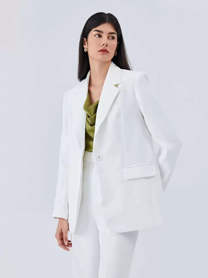 MOTF PREMIUM STRUCTURED SINGLE BREASTED BLAZER | SHEIN