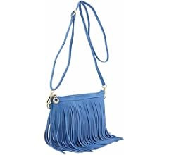 FashionPuzzle Small Fringe Crossbody Bag with Wrist Strap | Amazon (US)