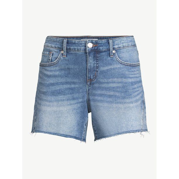 Sofia Jeans by Sofia Vergara Women's Lila Denim Shorts with Side Gusset - Walmart.com | Walmart (US)