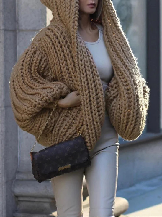 Urban Minimalist Turtleneck Puff Sleeve Sweater | Stylewe