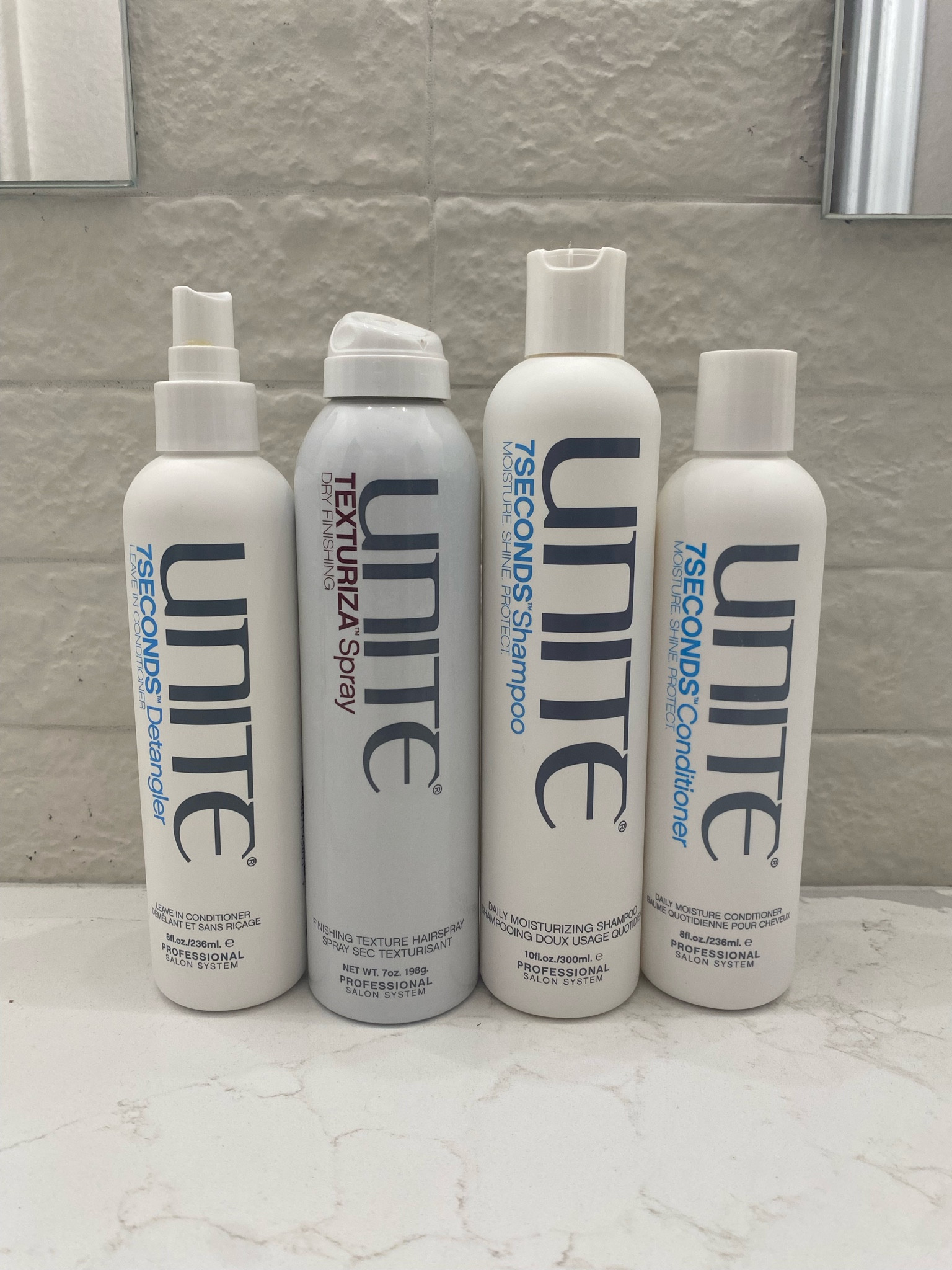 I’ve been obsessed with Unite! I’ve been loving their shampoo, conditioner, detangler, and texture spray! I haven’t reached for regular hairspray in weeks! Love how affordable it is as well #hair #shampoo #conditioner #blonde

#LTKbeauty
