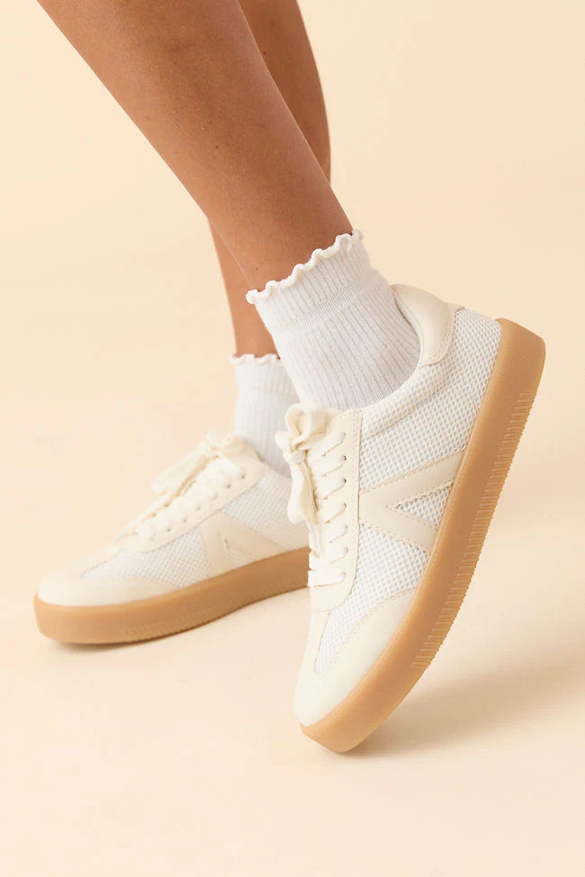 Axel Bone Sneakers | Pink Lily