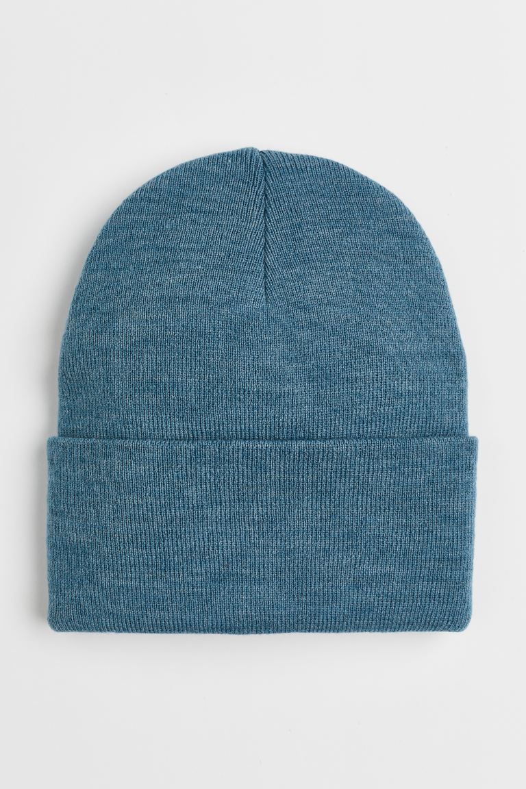 Fine-knit Hat - Blue - Kids | H&M US | H&M (US + CA)