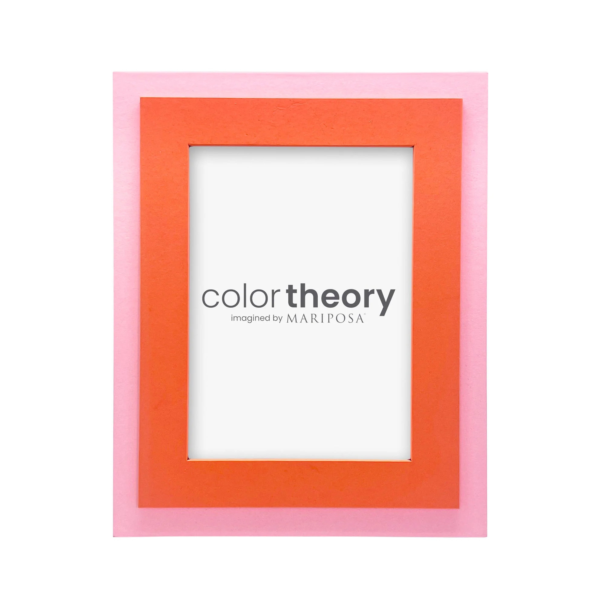 Tiered Tangerine and Pink 5x7 Frame | Mariposa