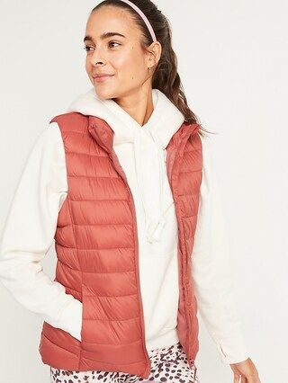 Packable Narrow Channel Puffer Vest for Women | Old Navy (US)
