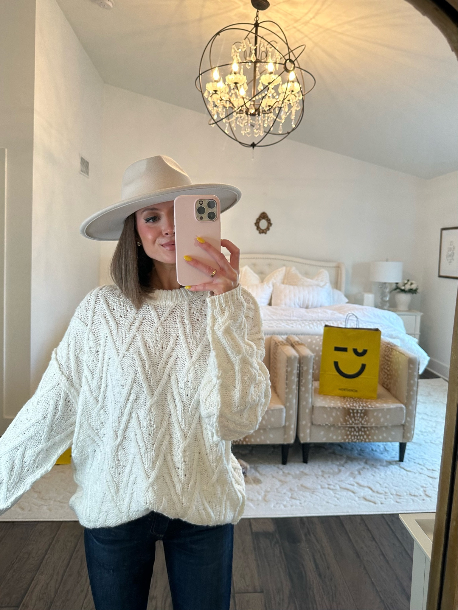 treasure & bond felt hat
free people sweater (xs, oversized)

#LTKstyletip #LTKxNSale