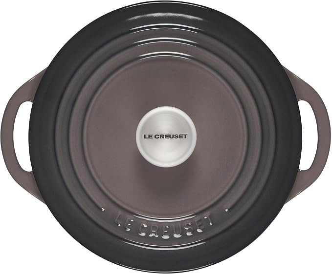 Le Creuset Cast Iron Shallow Round Dutch Oven, 2.75qt, Oyster | Amazon (US)