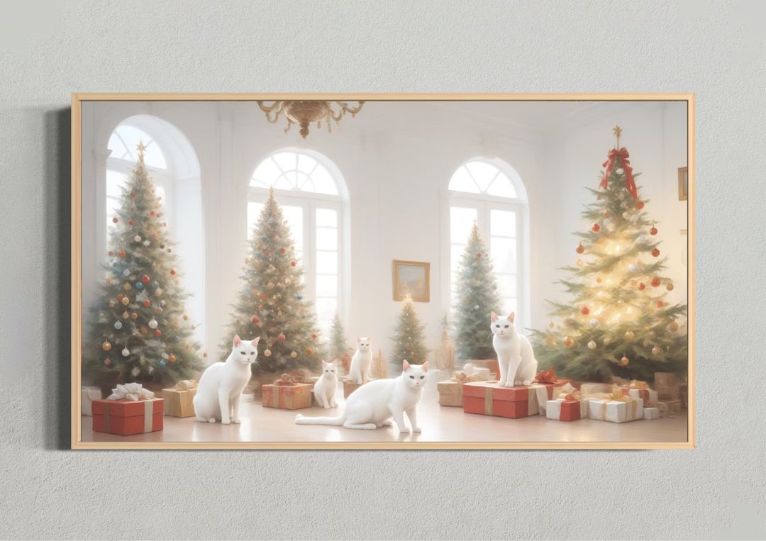 Samsung Frame TV Art Christmas Trees Winter Frame TV Art - Etsy | Etsy (US)