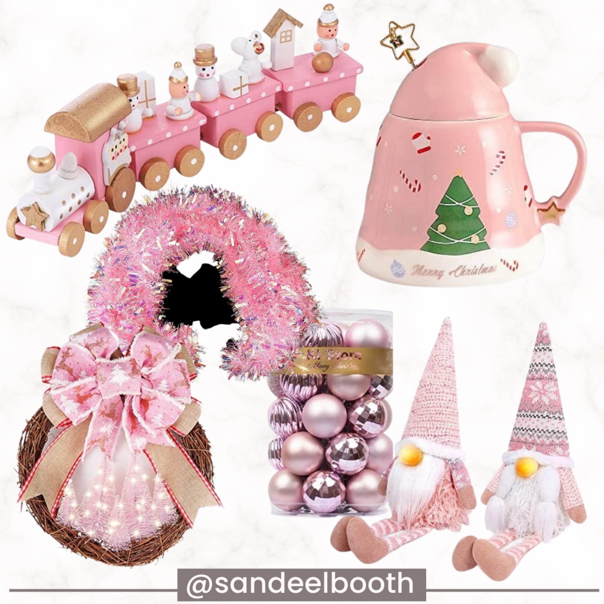 Amazon Christmas decors under $50, Pink home decors 

#LTKSeasonal #LTKHoliday #LTKhome