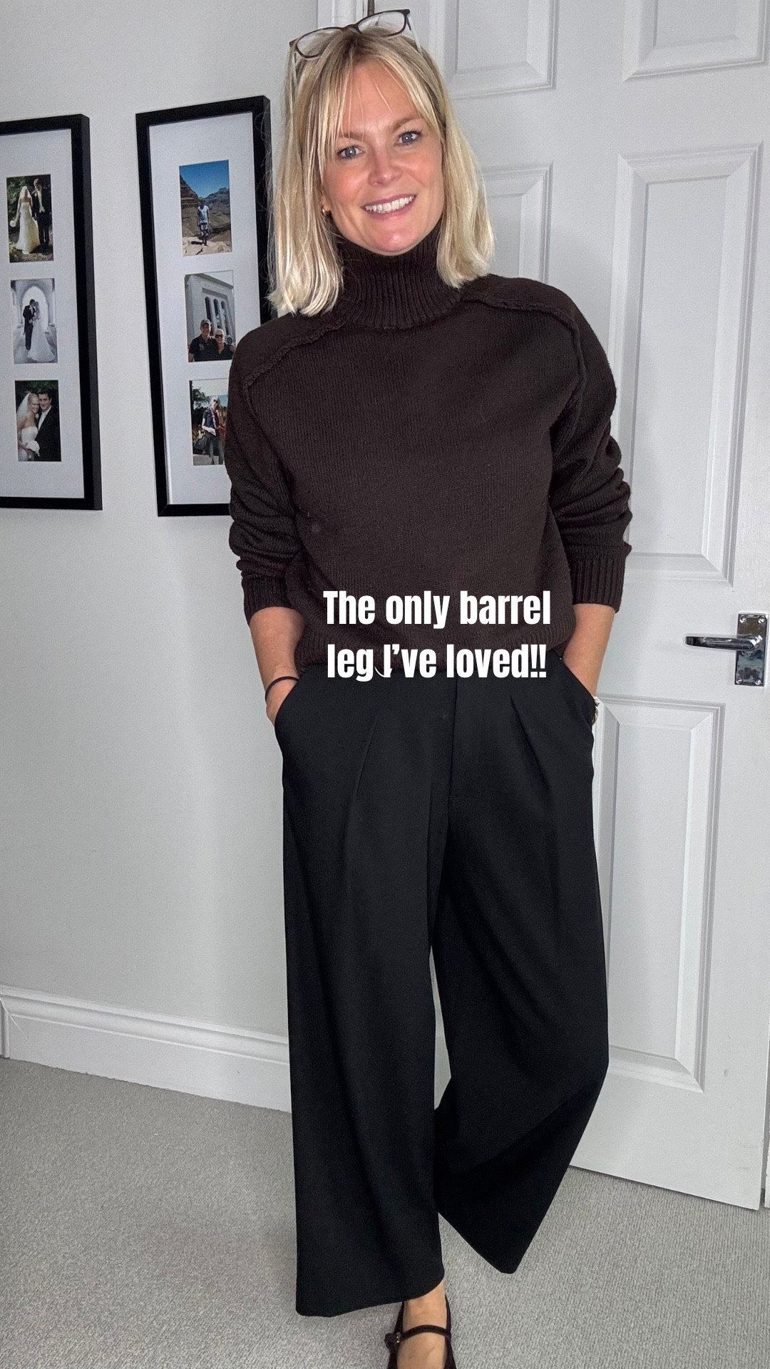 I’ve found a barrel style that I do actually like!! 

Wearing 6 short 

Comes in multiple lengths extra short to extra long 
Inclusive sizing 
Elastic waist and comfortable thanks to the elastane in the fabric 
Machine washable 

Size up if between sizes as the wait is neat and also if you carry your weight around the middle. 

Workwear 
Autumn outfits 

#LTKuk #LTKworkwear #LTKautumn