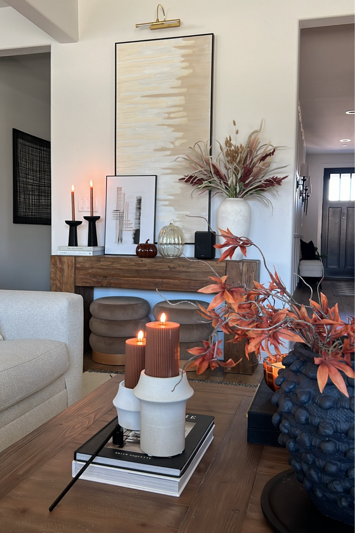 Great-room fall decor, console table styling, fall console table, living fall decor, call coffee table decor 

#LTKHome #LTKSeasonal