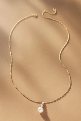 NADRI Camila Pearl & Crystal Drop Pendant Necklace | Anthropologie (US)