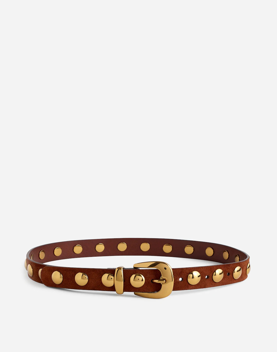 Studded Suede Western Belt | Madewell