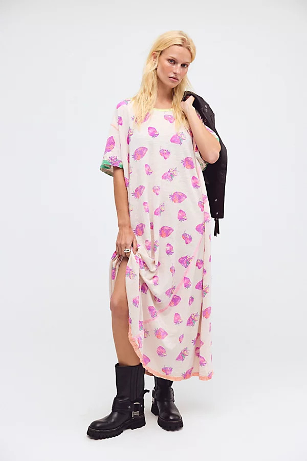 Magnolia Pearl Strawberry Tee Midi Dress | Free People (Global - UK&FR Excluded)