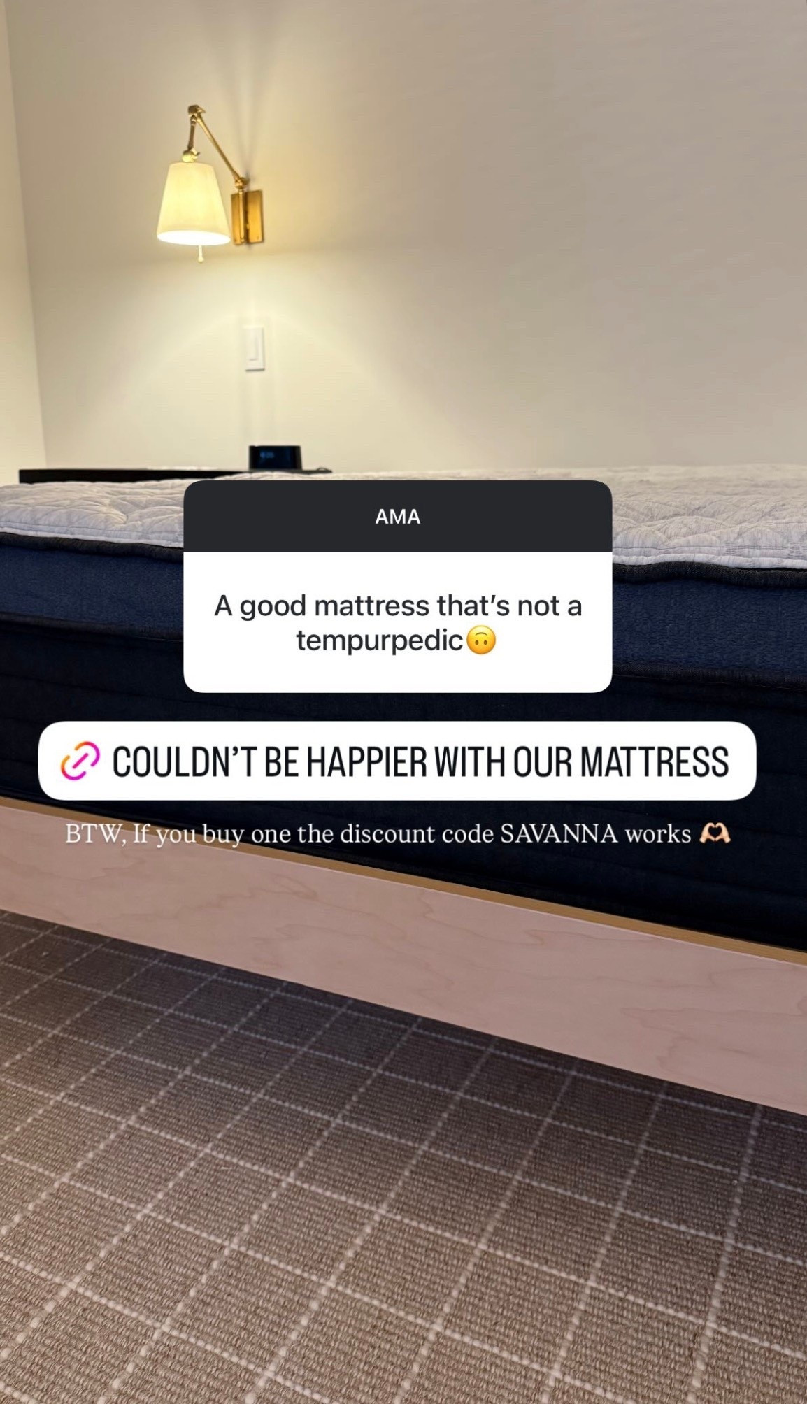 Couldn’t be happier with our mattress! Use code SAVANNA!

#LTKHome