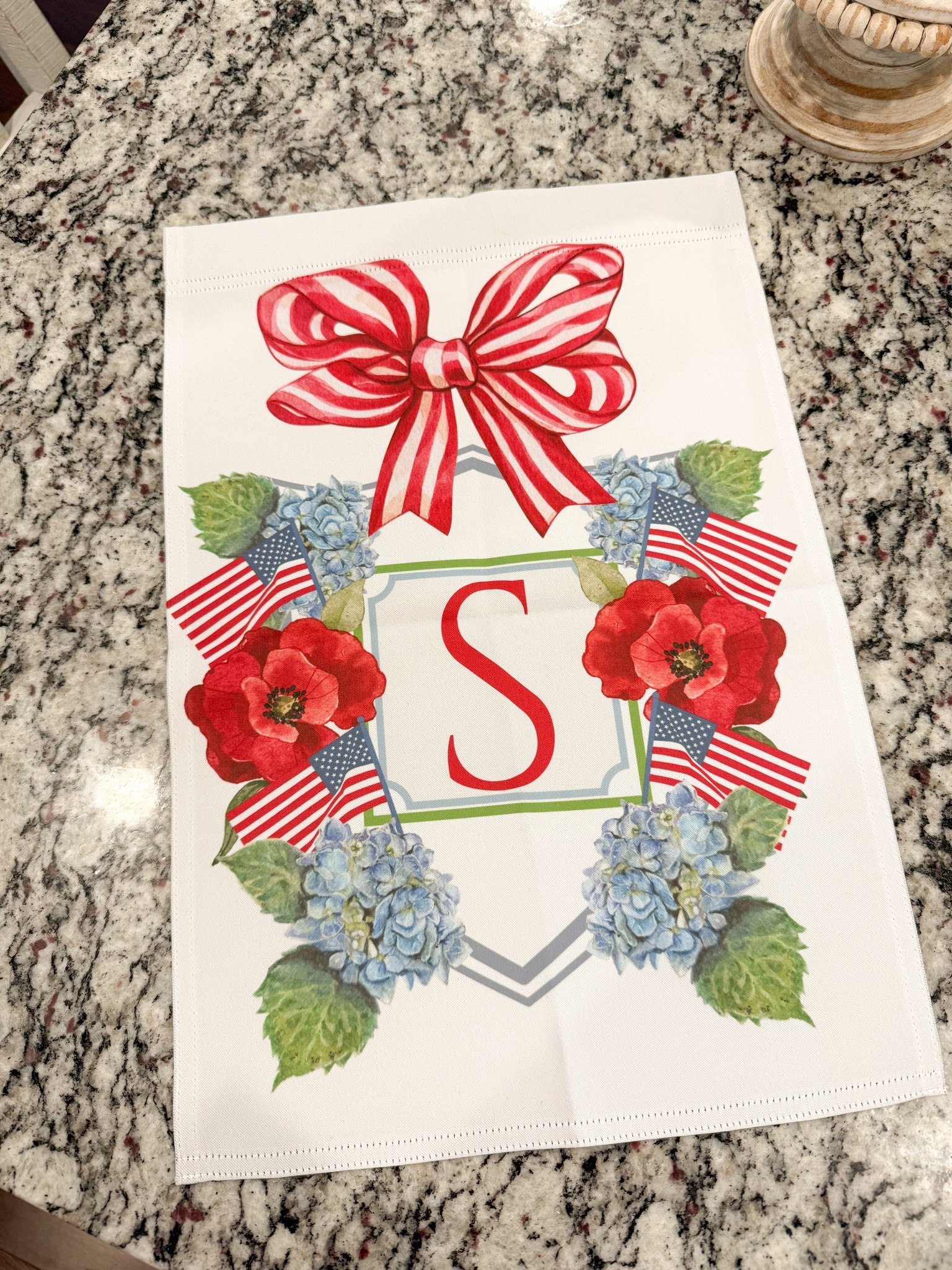 Etsy garden flag for Fourth of July! Summer porch decor 