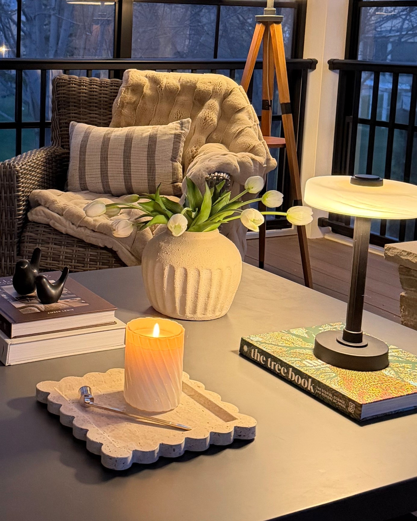 Loving this cozy evening coffee table look! This new chargeable table lamp has become one of my favorites. It casts such a pretty glow in the evenings ✨



#LTKSeasonal #LTKHome