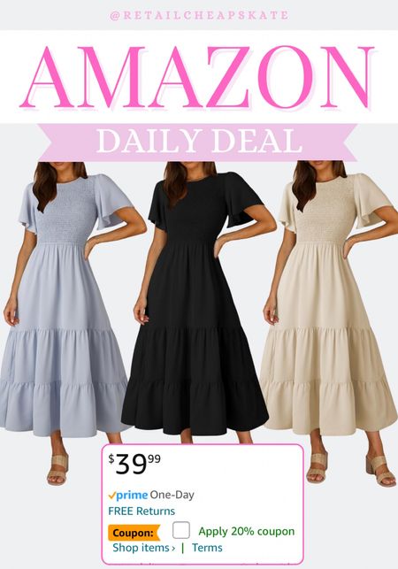 Amazon deal on this cute dress!

#LTKfindsunder50 #LTKstyletip #LTKsalealert