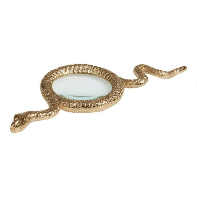 Gold Snake Magnifying Glass | World Market